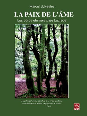 cover image of La paix de l'âme